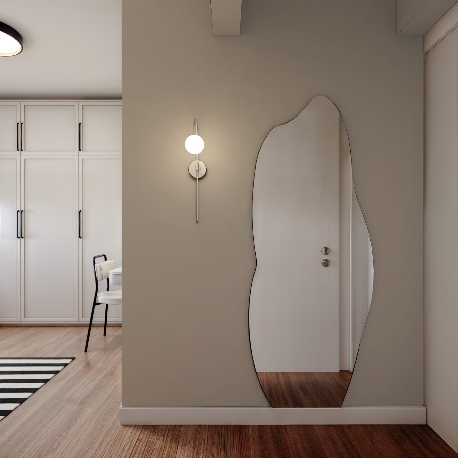 Apê Carmim, closet