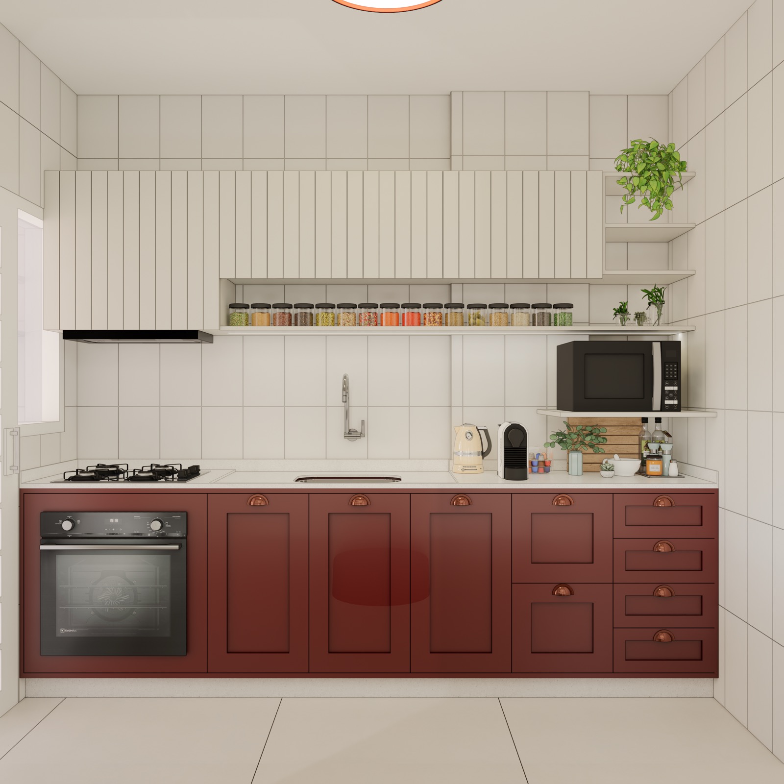 Apê Carmim, cozinha