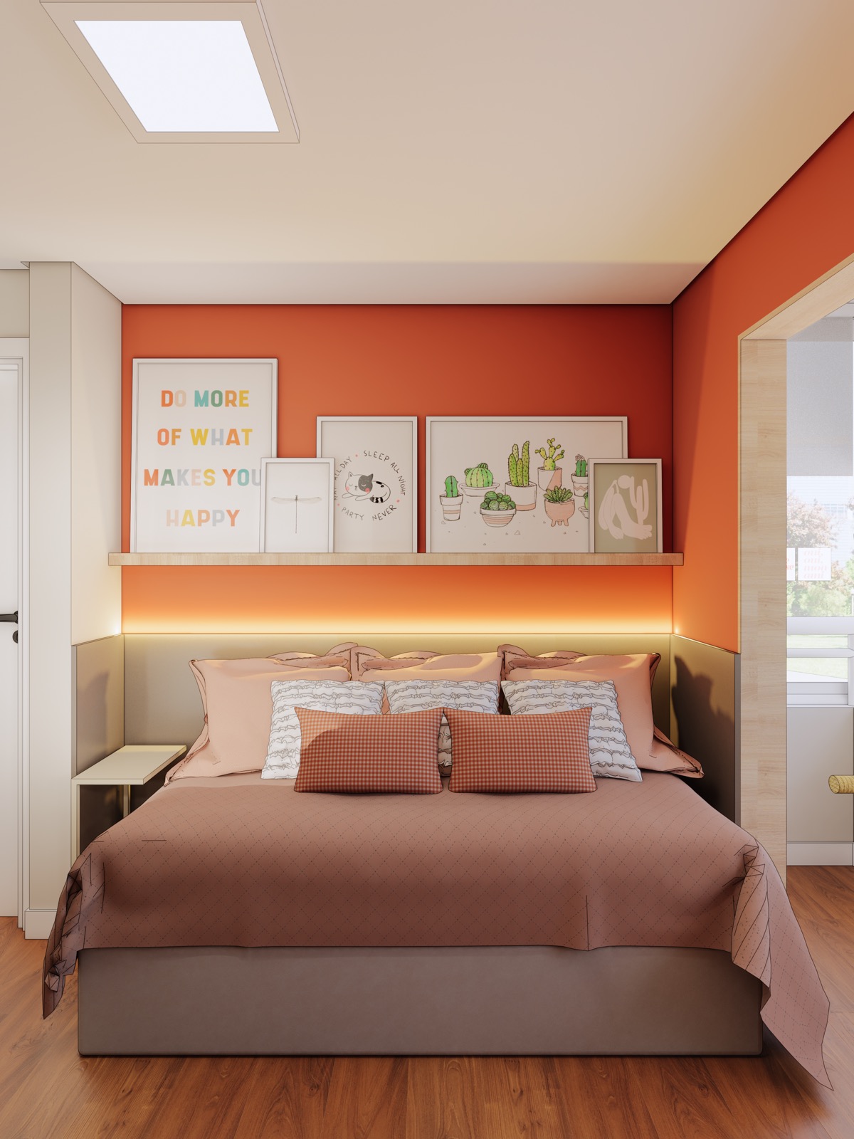 Apê Colors, quarto principal