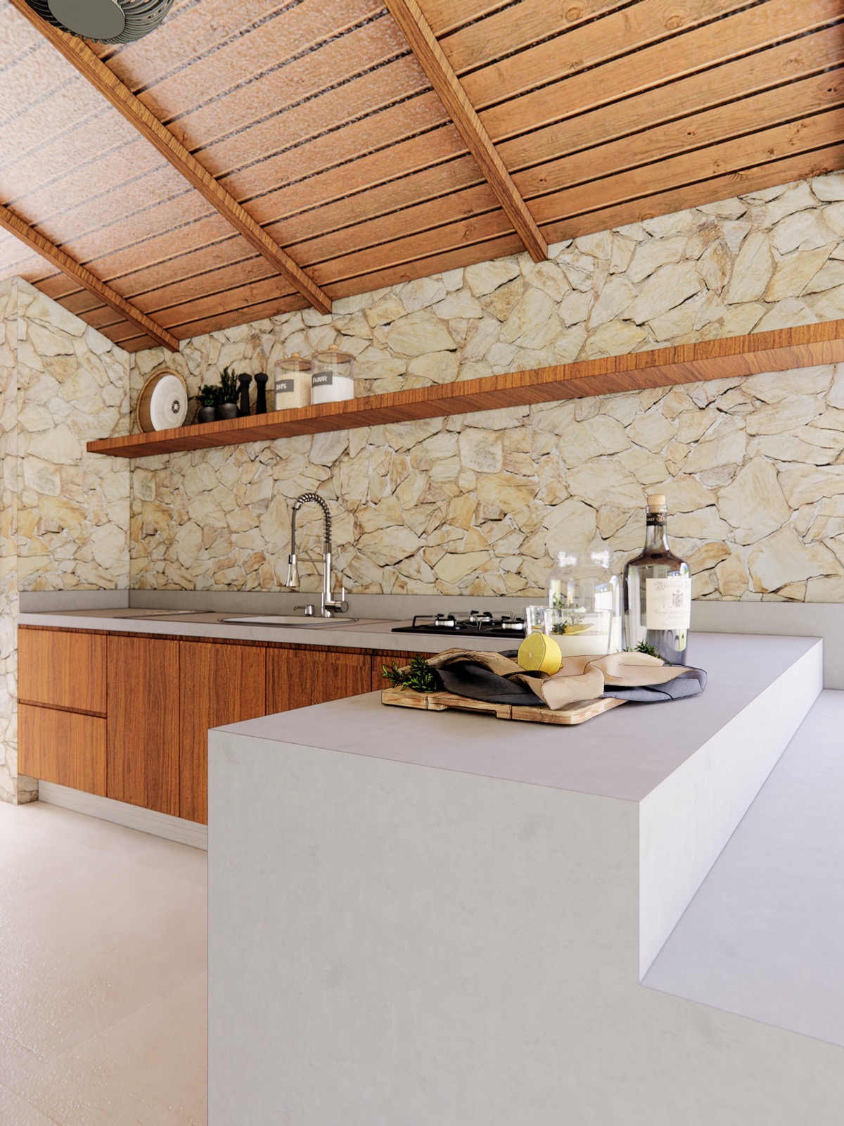 Casa Horizonte, área gourmet