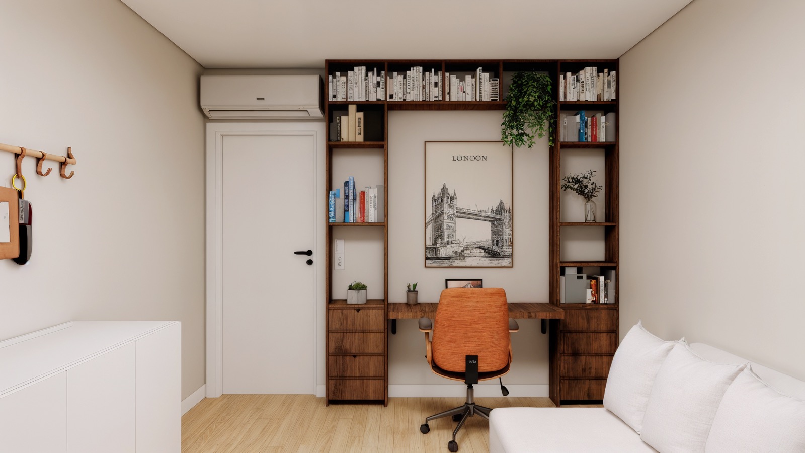 Casa Horizonte, home office, detalhe