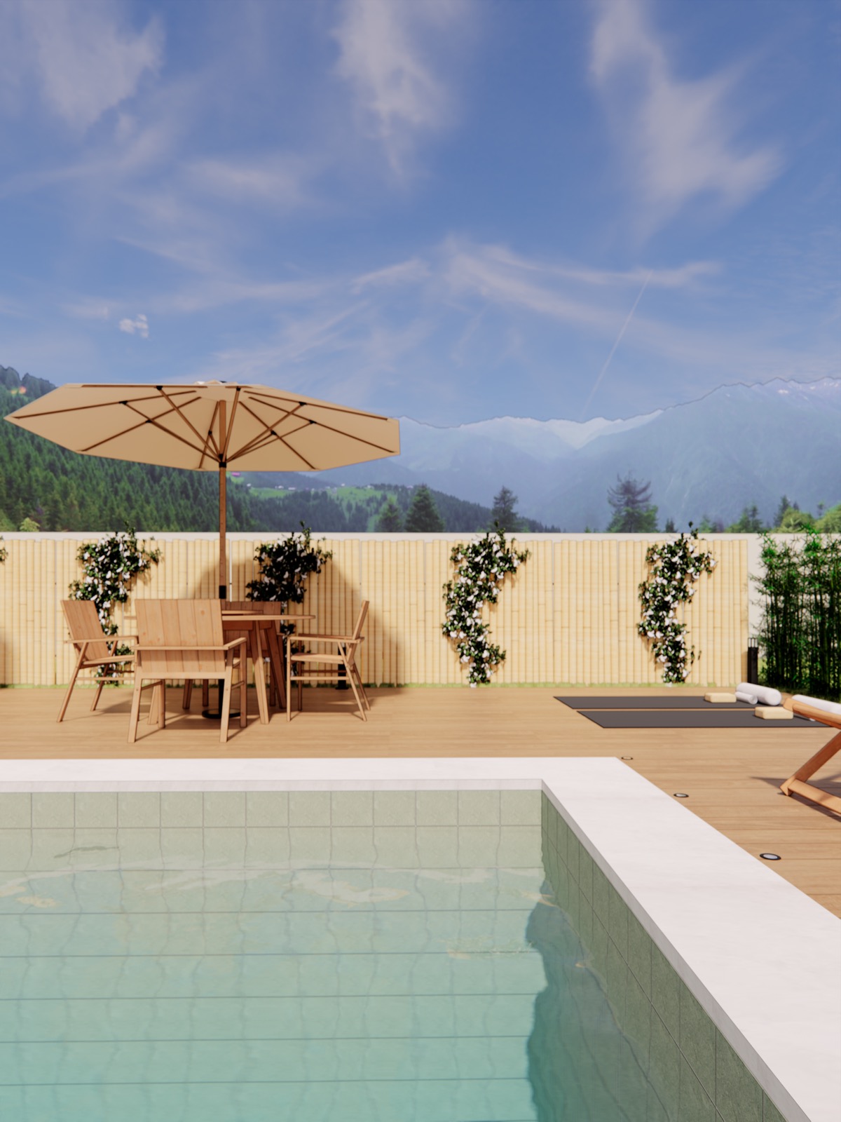 Casa Horizonte, piscina